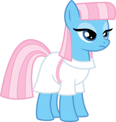 Size: 2391x2508 | Tagged: safe, artist:blah23z, edit, lotus blossom, maud pie, earth pony, pony, g4, female, high res, palette swap, recolor, simple background, solo, transparent background