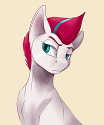 Size: 1794x2160 | Tagged: safe, artist:tenebrisnoctus, zipp storm, pegasus, pony, g5, my little pony: a new generation, bust, female, simple background, solo