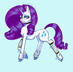 Size: 1280x1265 | Tagged: safe, artist:hadestale, rarity, pony, unicorn, g4, chest fluff, female, jewelry, necklace, simple background, solo