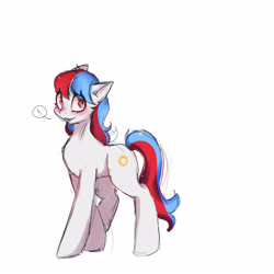 Size: 4000x4000 | Tagged: safe, artist:lou the cat, oc, oc only, oc:cordobeza, earth pony, pony, argentina, córdoba, female, nation ponies, ponified, province, province pony, simple background, smiling, solo, sun, white background