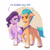 Size: 4724x4724 | Tagged: safe, artist:shallowwin, hitch trailblazer, pipp petals, earth pony, pegasus, pony, g5, my little pony: a new generation, annoyed, belt, coat markings, colored hooves, duo, eyebrows, female, folded wings, implied sunny starscout, implied zipp storm, jewelry, male, mare, markings, open mouth, raised hoof, regalia, socks (coat markings), stallion, unshorn fetlocks, wings