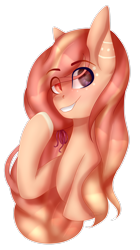 Size: 1920x3426 | Tagged: safe, artist:ermy-poo, oc, oc only, pony, coat markings, colored hooves, female, heterochromia, mare, simple background, solo, transparent background