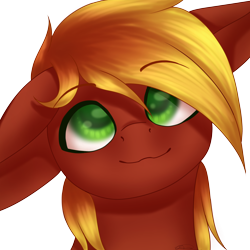 Size: 3000x3000 | Tagged: safe, artist:ermy-poo, oc, oc only, pony, bust, floppy ears, high res, simple background, smiling, solo, transparent background