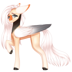 Size: 3000x3000 | Tagged: safe, artist:ermy-poo, oc, oc only, pegasus, pony, female, high res, mare, not fluttershy, raised hoof, simple background, solo, transparent background