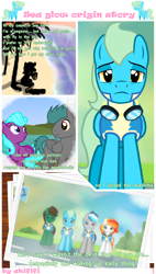 Size: 3000x5300 | Tagged: safe, artist:akififi, oc, oc:delta hooves, oc:sea glow, pegasus, pony, comic:sea glow origin story, g4, wonderbolts academy, beach, clothes, comic, dawn, goggles, photo, tired, uniform, wonderbolt trainee uniform, wonderbolts uniform