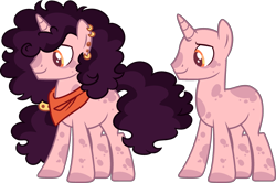 Size: 2545x1691 | Tagged: safe, artist:kurosawakuro, oc, oc only, pony, unicorn, base used, magical lesbian spawn, male, offspring, parent:saffron masala, parent:sugar belle, simple background, solo, stallion, transparent background