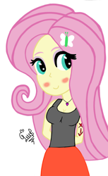 Size: 1710x2788 | Tagged: safe, artist:flutteryaylove, fluttershy, equestria girls, g4, cute, female, simple background, solo, white background