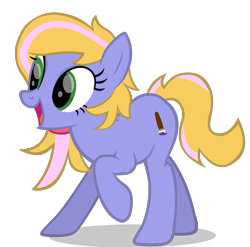 Size: 1093x1080 | Tagged: safe, artist:thunder-blur, oc, oc only, oc:indigo ink, earth pony, pony, earth pony oc, female, green eyes, magical lesbian spawn, offspring, open mouth, open smile, raised hoof, shadow, show accurate, simple background, smiling, solo, standing, tail, transparent background, two toned mane, two toned tail