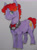 Size: 2109x2843 | Tagged: safe, artist:deadcat1888, oc, oc only, oc:sparkling cider, earth pony, pony, bowtie, dark genitals, high res, male, nudity, offspring, parent:big macintosh, parent:twilight sparkle, parents:twimac, sheath, solo, stallion, traditional art, unshorn fetlocks