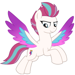 Size: 6632x6645 | Tagged: safe, artist:ejlightning007arts, zipp storm, pegasus, pony, g4, g5, my little pony: a new generation, absurd resolution, female, flying, g5 to g4, mare, simple background, smiling, smirk, solo, spread wings, transparent background, vector, wings