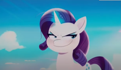 Size: 811x466 | Tagged: safe, screencap, rarity, pony, unicorn, g5, my little pony: a new generation, spoiler:my little pony: a new generation, evil rarity, female, mare, possessed