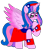 Size: 931x1080 | Tagged: safe, artist:徐詩珮, oc, oc only, oc:hsu amity, alicorn, pony, clothes, dress, glasses, simple background, solo, spread wings, taiwan, transparent background, wings