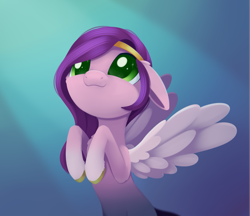 Size: 1313x1136 | Tagged: safe, artist:dusthiel, pipp petals, pegasus, pony, g5, my little pony: a new generation, spoiler:my little pony: a new generation, adorapipp, cute, female, floppy ears, mare, solo, sparkly eyes, spread wings, unshorn fetlocks, wingding eyes, wings
