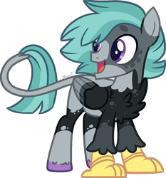 Size: 1246x1336 | Tagged: safe, artist:kurosawakuro, oc, oc only, hippogriff, base used, magical lesbian spawn, male, offspring, parent:gabby, parent:marble pie, simple background, solo, transparent background