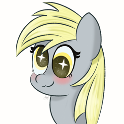 Size: 2160x2160 | Tagged: safe, artist:limitmj, derpy hooves, pegasus, pony, g4, cute, high res, solo
