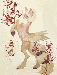 Size: 2900x3800 | Tagged: safe, artist:yanisfucker, pegasus, pony, ambiguous gender, butt, high res, on hind legs, plot, simple background, solo