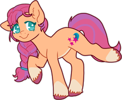 Size: 2318x1914 | Tagged: safe, artist:nawnii, sunny starscout, earth pony, pony, g5, my little pony: a new generation, ear fluff, female, mare, no pupils, simple background, solo, transparent background