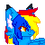 Size: 50x50 | Tagged: safe, artist:primarylilybrisk, oc, oc only, oc:primarylily brisk, pony, animated, bust, ear fluff, gif, simple background, solo, transparent background