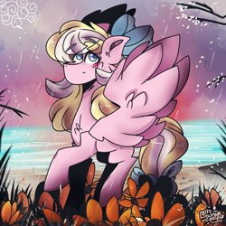 Size: 2800x2800 | Tagged: safe, artist:its_sunsetdraws, oc, oc only, oc:bay breeze, pegasus, pony, female, high res, solo
