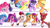 Size: 1920x1080 | Tagged: safe, artist:jbond, derpibooru exclusive, applejack, fluttershy, hitch trailblazer, izzy moonbow, pinkie pie, pipp petals, rainbow dash, rarity, sprout cloverleaf, sunny starscout, twilight sparkle, zipp storm, alicorn, earth pony, pegasus, pony, unicorn, g5, my little pony: a new generation, duckface, female, happy birthday mlp:fim, male, mane five, mane six, mare, mlp fim's eleventh anniversary, open mouth, phone, simple background, smiling, sprout joins the mane five, stallion, twilight sparkle (alicorn), white background