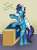 Size: 1560x2096 | Tagged: safe, artist:whirlwindflux, soarin', pegasus, pony, g4, bipedal, clothes, male, podium, recruitment, solo, stallion, uniform, wonderbolts, wonderbolts uniform