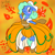 Size: 4096x4096 | Tagged: safe, alternate version, artist:dashingjack, oc, oc:brainstorm, earth pony, pony, bipedal, blushing, clothes, crossdressing, dress, pumpkin, pumpkin pie