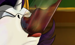 Size: 2089x1264 | Tagged: safe, artist:mixdaponies, applejack, rainbow dash, rarity, twilight sparkle, pony, g4, alcohol, drinking, fanfic art, friendship is tragic (obabscribbler), glass, reflection, solo, wine