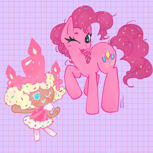 #2736222 - safe, artist:blackcatcookie, pinkie pie, earth pony, pony