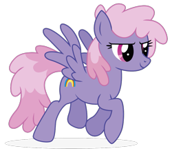 Size: 895x796 | Tagged: safe, artist:dragonchaser123, rainbowshine, pegasus, pony, g4, background pony, female, mare, simple background, solo, spread wings, transparent background, trotting, vector, wings