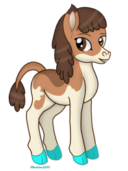 Size: 712x950 | Tagged: safe, artist:madlilon2051, oc, oc only, earth pony, pony, cloven hooves, earth pony oc, simple background, solo, transparent background
