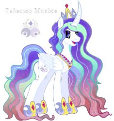 Size: 1129x1200 | Tagged: safe, artist:madlilon2051, oc, oc only, alicorn, pony, alicorn oc, base used, curved horn, ethereal mane, female, hoof shoes, horn, jewelry, mare, peytral, simple background, smiling, solo, starry mane, tiara, transparent background, wings