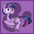 Size: 950x950 | Tagged: safe, artist:tastimelon, twilight sparkle, alicorn, pony, g4, female, solo, twilight sparkle (alicorn)