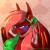 Size: 1920x1920 | Tagged: safe, artist:greenmaneheart, oc, oc only, oc:jokey, bat pony, pony, bust, female, mare, portrait, solo