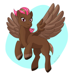 Size: 2098x2128 | Tagged: safe, artist:kim_trikhoof96, oc, oc only, oc:nameless, unnamed oc, pegasus, pony, high res, looking at you, multicolored hair, simple background, solo, spread wings, unshorn fetlocks, wings