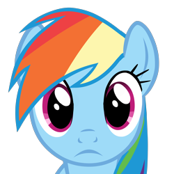 Size: 5000x5000 | Tagged: source needed, safe, artist:age3rcm, rainbow dash, pegasus, pony, g4, female, looking at you, mare, mare stare, simple background, solo, transparent background