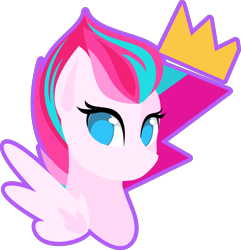 Size: 4000x4146 | Tagged: safe, artist:up1ter, zipp storm, pegasus, pony, g5, my little pony: a new generation, bust, female, outline, simple background, solo, transparent background