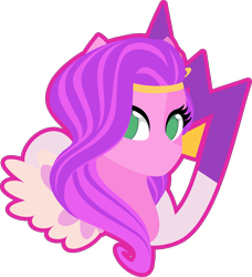 Size: 4000x4382 | Tagged: safe, artist:up1ter, pipp petals, pegasus, pony, g5, my little pony: a new generation, bust, cutie mark background, female, lineless, outline, portrait, simple background, solo, transparent background