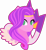 Size: 4000x4382 | Tagged: safe, artist:up1ter, pipp petals, pegasus, pony, g5, my little pony: a new generation, bust, cutie mark background, female, lineless, outline, portrait, simple background, solo, transparent background