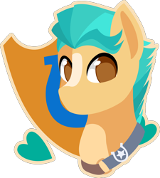 Size: 4000x4454 | Tagged: safe, artist:up1ter, hitch trailblazer, earth pony, pony, g5, my little pony: a new generation, bust, cutie mark background, lineless, male, outline, portrait, simple background, solo, transparent background