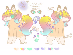 Size: 2596x1963 | Tagged: safe, artist:shinyantlers, oc, oc only, pony, unicorn, duo, female, horn, mare, multicolored hair, rainbow hair, reference sheet, simple background, unicorn oc, white background