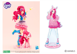 Size: 1205x840 | Tagged: safe, kotobukiya, pinkie pie, human, pony, g4, official, amnibus, clothes, dress, female, figurine, hoodie, humanized, kotobukiya pinkie pie, photo, skirt, stockings, thigh highs