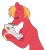 Size: 536x587 | Tagged: safe, artist:marrayala, big macintosh, oc, oc:butter apple, earth pony, pegasus, pony, g4, baby, baby pony, base used, colt, crying, duo, eyes closed, father and child, father and son, holding a pony, liquid pride, male, messy mane, offspring, parent:big macintosh, parent:fluttershy, parents:fluttermac, simple background, smiling, tears of joy, teary eyes, transparent background, unshorn fetlocks, watermark