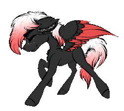Size: 489x440 | Tagged: safe, artist:beamybutt, oc, oc only, pegasus, pony, animated, bounce animation, colored wings, ear fluff, eyes closed, freckles, gif, male, simple background, smiling, solo, stallion, transparent background, two toned wings, wings