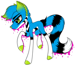 Size: 1849x1630 | Tagged: safe, artist:beamybutt, oc, oc only, earth pony, pony, colored hooves, ear fluff, earth pony oc, male, raised hoof, simple background, solo, stallion, transparent background