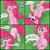 Size: 2500x2500 | Tagged: safe, artist:doodledonutart, pinkie pie, earth pony, pony, g4, :s, behaving like a dog, chest fluff, comic, confused, cupcake, cute, diapinkes, female, floppy ears, food, grass, high res, physics, ponk, puppy pie, this will end in science, wavy mouth
