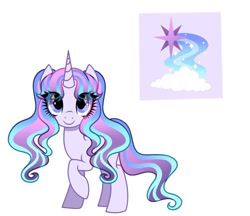 Size: 750x647 | Tagged: safe, artist:moonbatz, oc, oc only, oc:dream chaser, pony, unicorn, female, mare, simple background, solo, white background