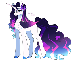 Size: 3840x3236 | Tagged: safe, artist:pandemiamichi, oc, oc only, alicorn, pony, colored wings, female, gradient wings, high res, mare, simple background, solo, transparent background, wings