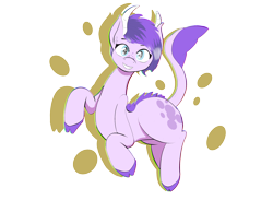 Size: 3000x2200 | Tagged: safe, artist:flavouruannabelle, oc, oc only, oc:crystal clarity, dracony, hybrid, drop shadow, female, high res, interspecies offspring, offspring, parent:rarity, parent:spike, parents:sparity, simple background, smiling, solo, transparent background