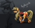 Size: 2000x1600 | Tagged: safe, artist:bakud, applejack, earth pony, pony, g4, apple, bandage, bust, female, food, frown, mare, raised hoof, saddle basket, underhoof, zoom layer