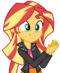 Size: 5143x6244 | Tagged: safe, artist:andoanimalia, sunset shimmer, equestria girls, g4, my little pony equestria girls: rainbow rocks, female, simple background, solo, transparent background, vector